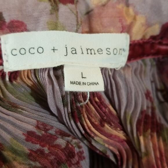 Coco + Jaimeson sheer‎ top size large - Picture 4 of 9